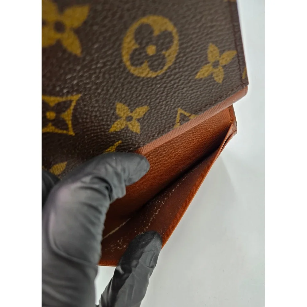 Louis Vuitton‎ Monogram Canvas Small Wallet Snap Closure Authentic